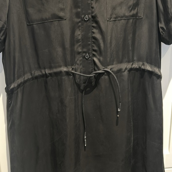 Rudsak Black Hi-Low Shift Dress Short Sleeve Size M - Picture 11 of 15